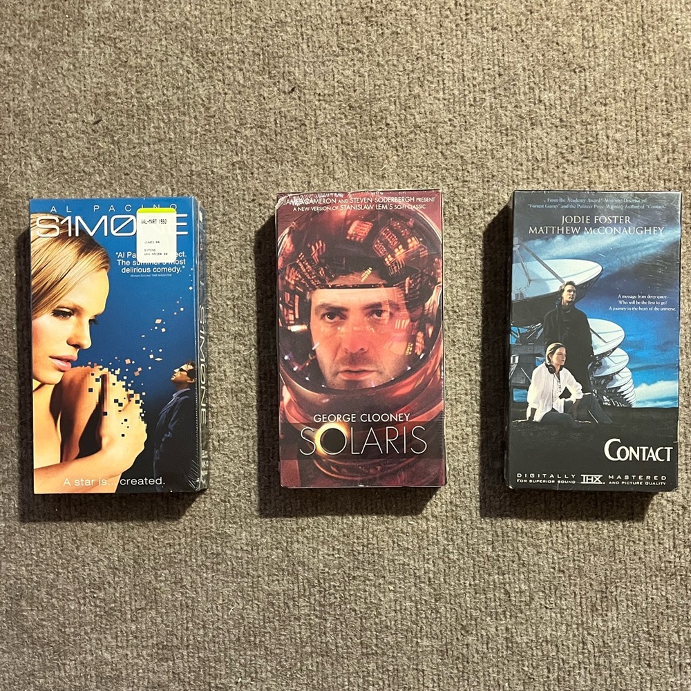 Unopened VHS tapes - Sci-Fi